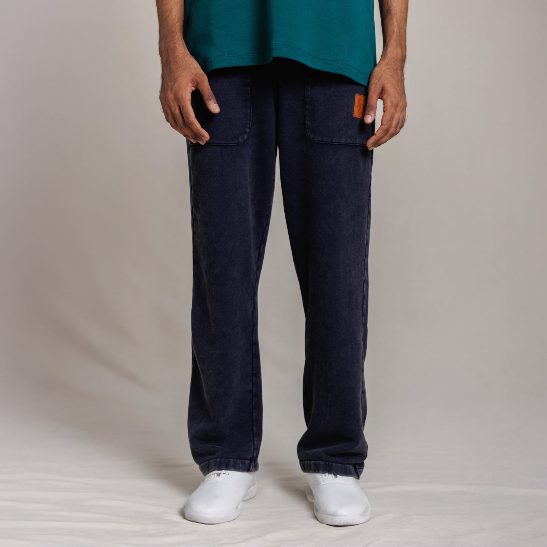 Loft Navy - Blue washed Sweatpants.